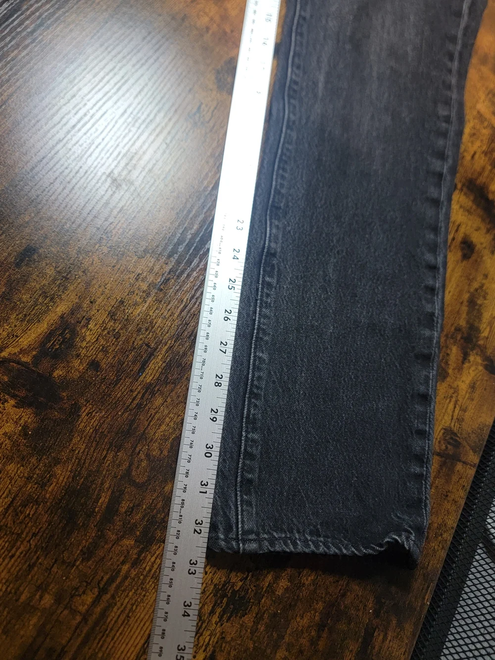 Levi's 511 Premium Big E in Washed Black 33x32